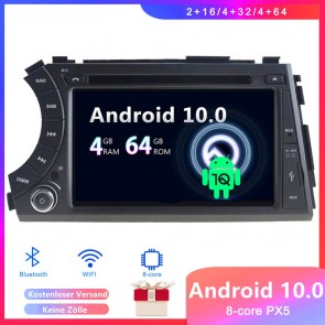 Android 10 Autoradio DVD Player GPS Navigation Speziell für SsangYong Actyon (Ab 2005)-1
