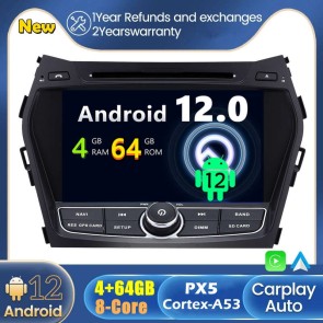 Android 12 Autoradio DVD Player GPS Navigation Speziell für Hyundai ix45 (2013-2018)-1