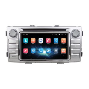 Toyota Hilux Android 12 Autoradio GPS Navigationsysteme mit 8-Core 8GB+128GB Touchscreen Parrot Bluetooth Lenkradfernbedienung Mikrofon DAB SD USB WiFi 4G-LTE DSP CarPlay - 6,2