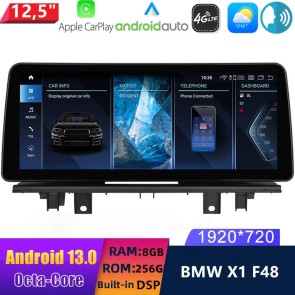 12,5" Android 13 Autoradio DVD Player GPS Navigation Stereo für BMW X1 F48 (Ab 2017)-1