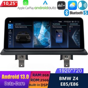 10,25" Android 13.0 Autoradio DVD Player GPS Navigation Stereo für BMW Z4 E85 (2002-2008)-1
