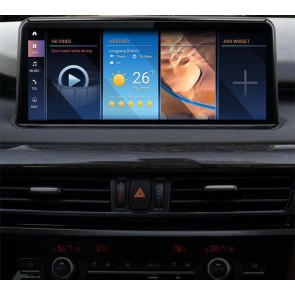 BMW X5 F15 Android 13.0 Autoradio GPS Navigationsysteme mit 8-Core 8GB+256GB Touchscreen Bluetooth Lenkradfernbedienung DAB SD USB DSP SWC 4G-LTE WLAN CarPlay - 12,5