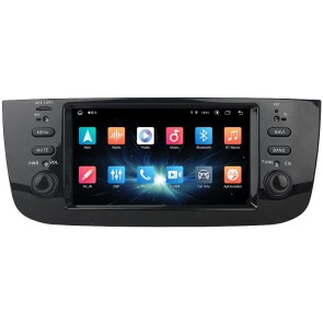 Fiat Punto Evo Android 12.0 Autoradio GPS Navigationsysteme mit 8-Core 8GB+128GB Touchscreen Parrot Bluetooth Lenkradfernbedienung Mikrofon DAB SD USB WiFi 4G-LTE DSP CarPlay - 6,2