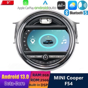 9" Android 13 Autoradio DVD Player GPS Navigation Stereo für MINI Clubman F54 (2013-2017)-1