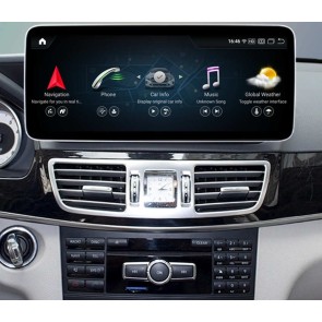 Mercedes W212 Android 13.0 Autoradio GPS Navigationsysteme mit 8-Core 8GB+256GB Touchscreen Bluetooth Freisprecheinrichtung DAB DSP SWC 4G-LTE WLAN CarPlay - 12,5