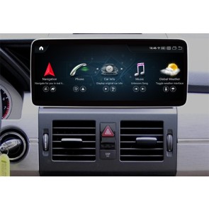 Mercedes GLK X204 Android 13.0 Autoradio GPS Navigationsysteme mit 8-Core 8GB+256GB Touchscreen Bluetooth Freisprecheinrichtung DAB DSP SWC 4G-LTE WLAN CarPlay - 12,5