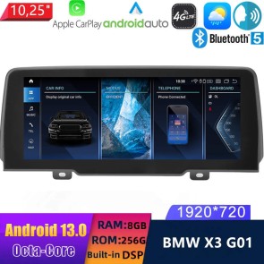 10,25" Android 13.0 Autoradio DVD Player GPS Navigation Stereo für BMW X3 G01 (2018-2022)-1
