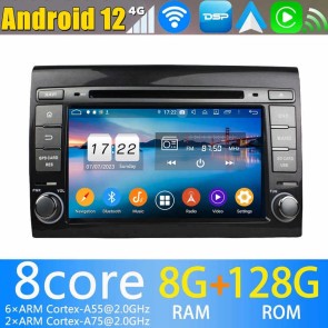 7" Android 12.0 Autoradio DVD Player GPS Navigation für Fiat Bravo 198 (2007-2014)-1