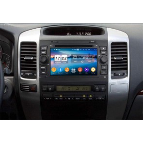 Toyota Land Cruiser Prado J120 Android 13.0 Autoradio GPS Navigationsysteme mit 8GB+128GB Bluetooth Lenkradfernbedienung DAB USB 4G WLAN OBD2 CarPlay - 7