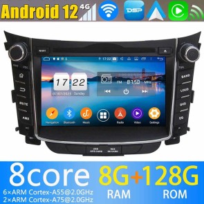 7" Android 12.0 Autoradio DVD Player GPS Navigation für Hyundai i30 (2012-2017)-1