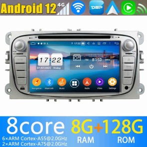 7" Android 12.0 Autoradio DVD Player GPS Navigation für Ford Galaxy (2007-2015)-1