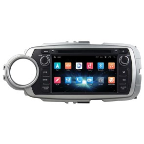 Toyota Yaris Android 12 Autoradio GPS Navigationsysteme mit 8-Core 8GB+128GB Touchscreen Parrot Bluetooth Lenkradfernbedienung Mikrofon DAB USB WiFi 4G-LTE DSP CarPlay - 7