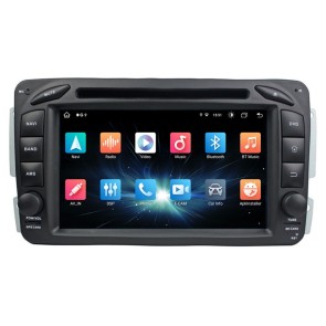Mercedes Vaneo Android 12 Autoradio GPS Navigationsysteme mit 8-Core 8GB+128GB Touchscreen Parrot Bluetooth Lenkradfernbedienung Mikrofon DAB SD USB WiFi 4G-LTE DSP CarPlay - 7