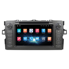 Toyota Auris Android 12 Autoradio GPS Navigationsysteme mit 8-Core 8GB+128GB Touchscreen Parrot Bluetooth Lenkradfernbedienung Mikrofon DAB SD USB WiFi 4G-LTE DSP CarPlay - 7