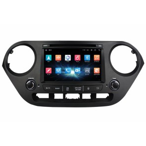 Hyundai i10 Android 12.0 Autoradio GPS Navigationsysteme mit 8-Core 8GB+128GB Touchscreen Parrot Bluetooth Lenkradfernbedienung Mikrofon DAB SD USB WiFi 4G-LTE DSP CarPlay - 7
