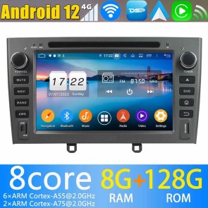 7" Android 12.0 Autoradio DVD Player GPS Navigation für Peugeot 308 T7 (2008-2013)-1