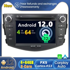 Android 12 Autoradio DVD Player GPS Navigation Speziell für Toyota RAV4 (2006-2012)-1