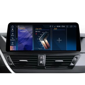BMW X1 E84 Android 14.0 Autoradio GPS Navigation mit 8-Core 8GB+128GB Touchscreen Bluetooth Freisprecheinrichtung DAB DSP USB WiFi 4G-LTE CarPlay Android Auto - 12,3