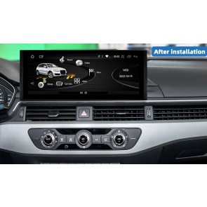 Audi A4 B9 Android 14.0 Autoradio GPS Navigation mit 8GB+128GB Bluetooth Freisprecheinrichtung DAB DSP WiFi 4G CarPlay Android Auto - 12,3