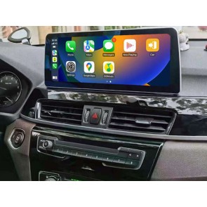 BMW X1 F48 Android 14.0 Autoradio GPS Navigation mit 8-Core 8GB+128GB Touchscreen Bluetooth Freisprecheinrichtung DAB DSP USB WiFi 4G-LTE CarPlay Android Auto - 12,3