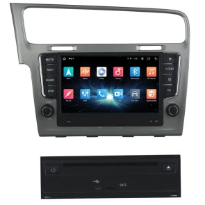 VW Golf 7 Android 12.0 Autoradio GPS Navigationsysteme mit 8-Core 8GB+128GB Touchscreen Parrot Bluetooth Lenkradfernbedienung Mikrofon DAB SD USB WiFi 4G-LTE DSP CarPlay - 8