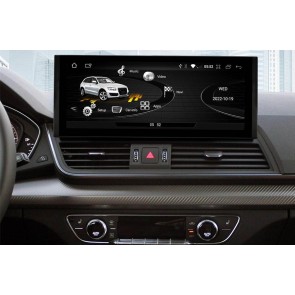 Audi Q5 Android 14.0 Autoradio GPS Navigation mit 8GB+128GB Bluetooth Freisprecheinrichtung DAB DSP WiFi 4G CarPlay Android Auto - 12,3