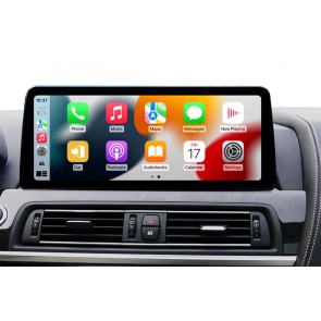 BMW 6er F12/F13/F06 Android 14.0 Autoradio GPS Navigation mit 8-Core 8GB+128GB Touchscreen Bluetooth Freisprecheinrichtung DAB DSP USB WiFi 4G-LTE CarPlay Android Auto - 12,3