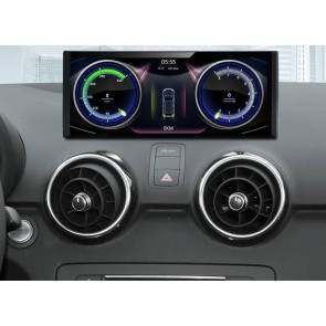 Audi A1 Android 14.0 Autoradio GPS Navigation mit 8GB+128GB Bluetooth Freisprecheinrichtung DAB DSP WiFi 4G CarPlay Android Auto - 8,8