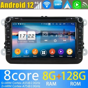 8" Android 12.0 Autoradio DVD Player GPS Navigation für VW Beetle (2011-2019)-1