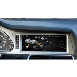 Audi Q7 Android 14.0 Autoradio GPS Navigation mit 8GB+128GB Bluetooth Freisprecheinrichtung DAB DSP WiFi 4G CarPlay Android Auto - 10,25