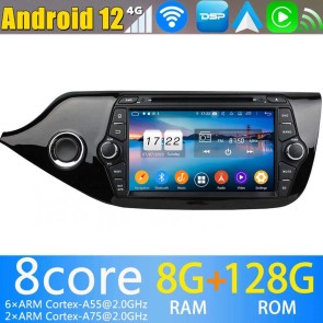 8" Android 12.0 Autoradio DVD Player GPS Navigation für Kia Ceed JD (Ab 2012)-1