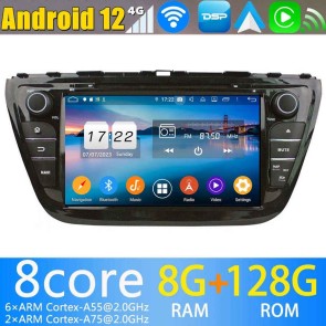 8" Android 12.0 Autoradio DVD Player GPS Navigation für Suzuki SX4 S-Cross (2013-2016)-1