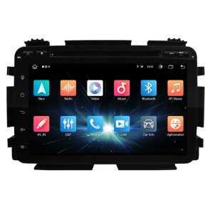 Honda HR-V Android 12.0 Autoradio GPS Navigationsysteme mit 8-Core 8GB+128GB Touchscreen Parrot Bluetooth Lenkradfernbedienung Mikrofon DAB SD USB WiFi 4G-LTE DSP CarPlay - 8