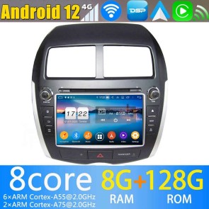 8" Android 12.0 Autoradio DVD Player GPS Navigation für Mitsubishi ASX (Ab 2010)-1