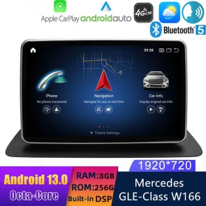 9" Android 13 Autoradio DVD Player GPS Navigation Stereo für Mercedes GLE W166/GLS X166 (2015-2019) -1