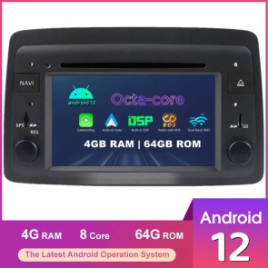 Android 12.0 Autoradio DVD Player GPS Navigation für Fiat Panda (2004-2012)-1