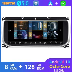 10,25" Android 10.0 Autoradio DVD Player GPS Navigation für Land Rover Range Rover Evoque L538 (2011-2018)-1