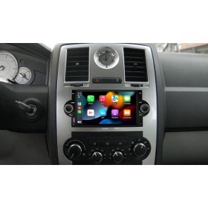 Chrysler 300C Android 12 Autoradio GPS Navigationsysteme mit Octa-Core 6GB+128GB Touchscreen Bluetooth Freisprecheinrichtung DAB DSP USB WiFi 4G-LTE Wireless CarPlay - 6,5