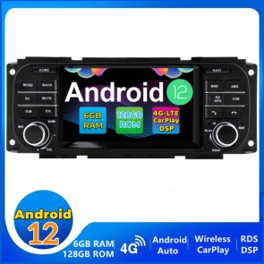 5" Android 12.0 Autoradio DVD Player GPS Navigation Stereo für Jeep Liberty (2002-2007)-1