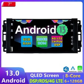 7" Android 13 Autoradio DVD Player GPS Navigation Stereo für Dodge RAM 1500/2500/3500 (2007-2012)-1