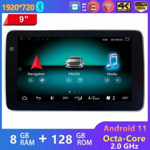 9" Android 11 Autoradio DVD Player GPS Navigation für Mercedes GLC X253 (Ab 2015)-1