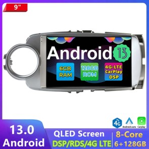 9" Android 13.0 Autoradio DVD Player GPS Navigation Stereo für Toyota Yaris (2012-2017)-1