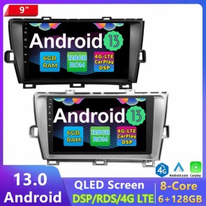 9" Android 13.0 Autoradio DVD Player GPS Navigation Stereo für Toyota Prius 3 (2009-2015)-1