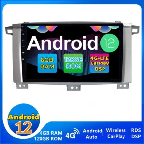 10" Android 12.0 Autoradio DVD Player GPS Navigation Stereo für Toyota Land Cruiser 100 (2002-2007)-1