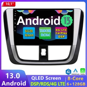 10" Android 13.0 Autoradio DVD Player GPS Navigation Stereo für Toyota Yaris (2016-2020)-1