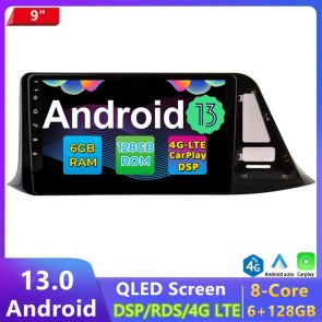 9" Android 13.0 Autoradio DVD Player GPS Navigation Stereo für Toyota C-HR (Ab 2016)-1