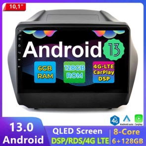 10" Android 13.0 Autoradio DVD Player GPS Navigation Stereo für Hyundai ix35 (2009-2015)-1