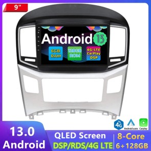 9" Android 13.0 Autoradio DVD Player GPS Navigation Stereo für Hyundai H1 (2015-2018)-1