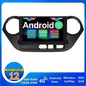 9" Android 12.0 Autoradio DVD Player GPS Navigation Stereo für Hyundai i10 (Ab 2014)-1