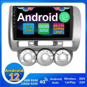 9" Android 12.0 Autoradio DVD Player GPS Navigation Stereo für Honda Jazz (2002-2007)-1